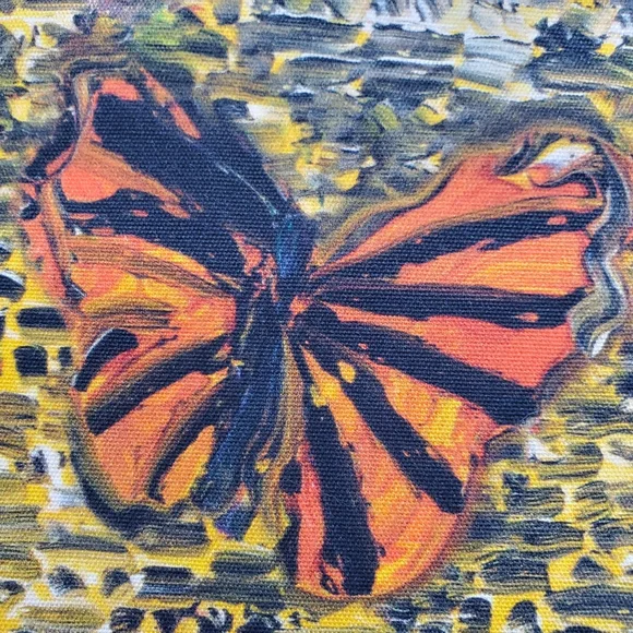 HUNT SLONEM Guardians and Butterflies Dinner Napkins, Set of 2 - Picture 7 of 8